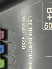 2015-2017 Hyundai Accent Fusebox Fuse Box Panel Relay Module P/N:91950-1R220 Fits Fits 2015 2016 2017 OEM Used Auto Parts - 