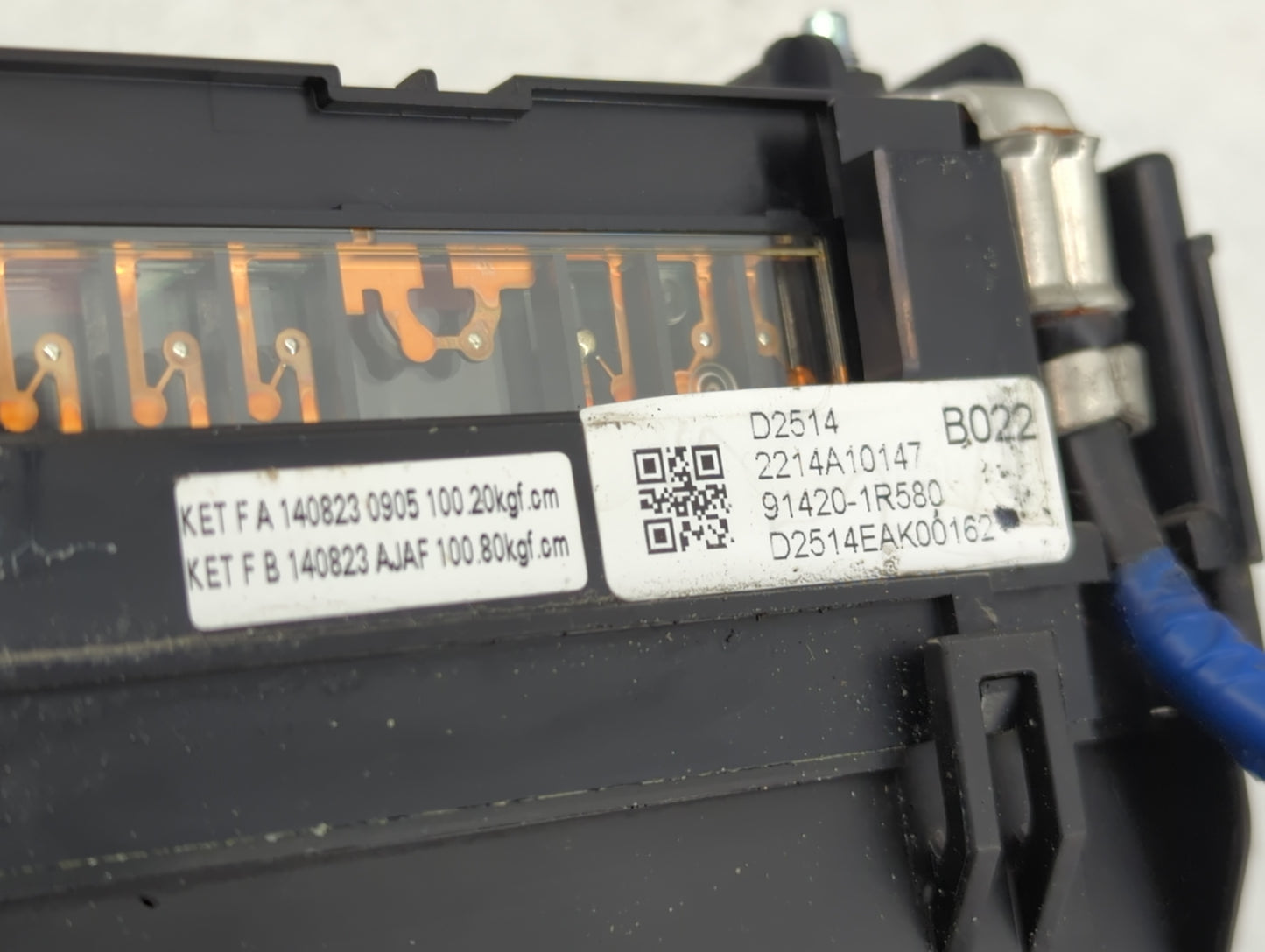 2015-2017 Hyundai Accent Fusebox Fuse Box Panel Relay Module P/N:91420-1R580 Fits Fits 2015 2016 2017 OEM Used Auto Parts - 