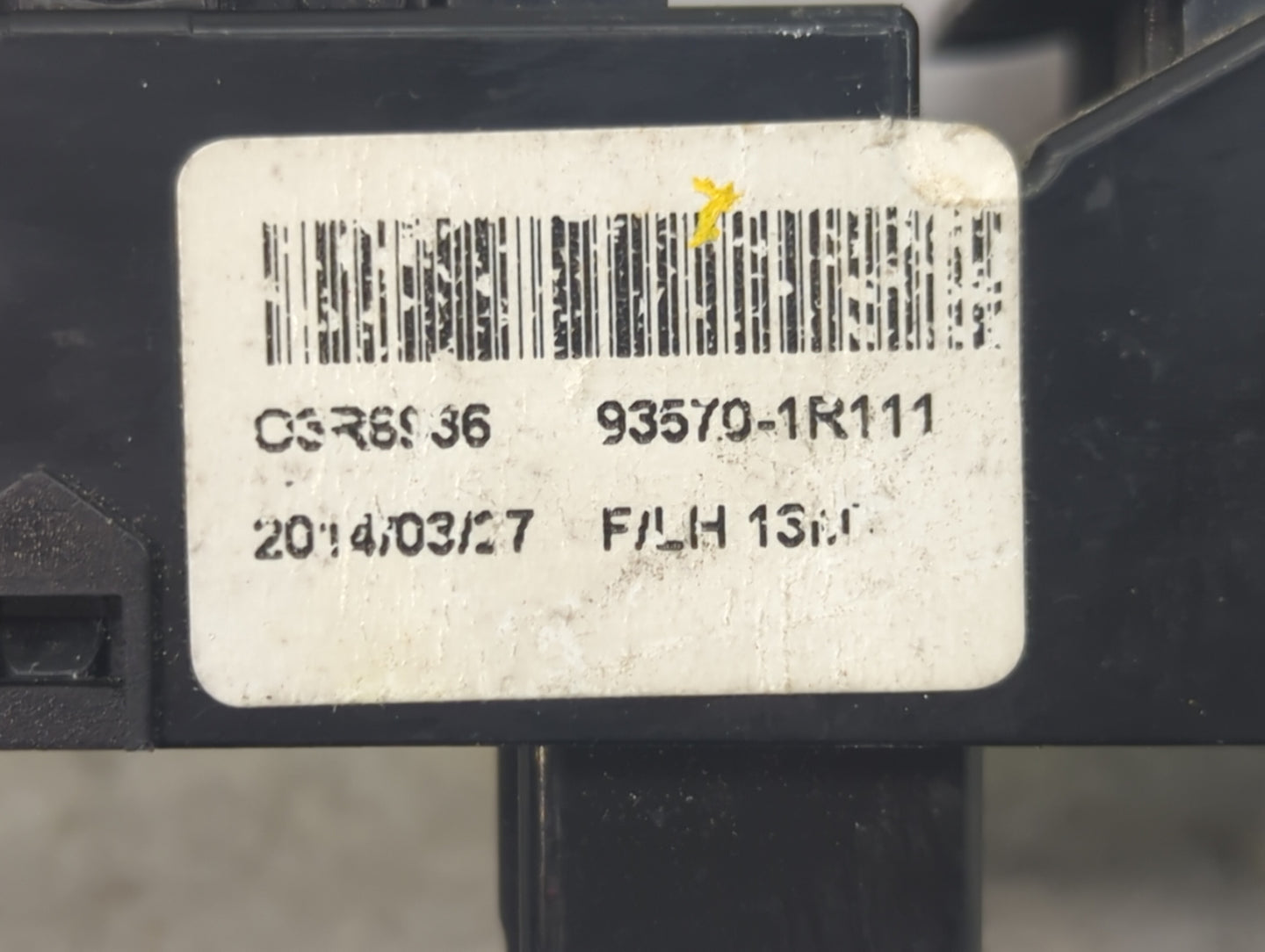 2012-2017 Hyundai Accent Master Power Window Switch Replacement Driver Side Left P/N:93570-1R111 Fits OEM Used Auto Parts - 