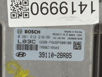 2015-2017 Hyundai Accent PCM Engine Control Computer ECU ECM PCU OEM P/N:39110-2BRB5 Fits Fits 2015 2016 2017 OEM Used Auto 