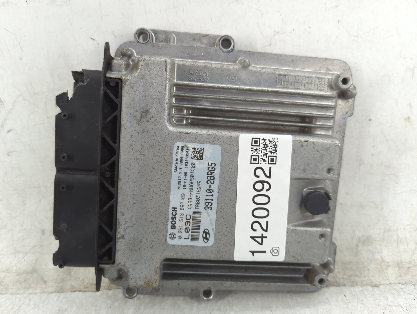 2015-2017 Hyundai Accent PCM Engine Control Computer ECU ECM PCU OEM P/N:0 261 S13 697 39110-2BRG5 Fits Fits 2015 2016 2017 