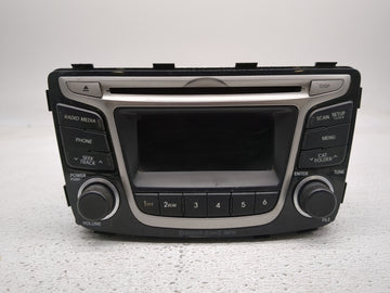 2015-2017 Hyundai Accent Radio AM FM Cd Player Receiver Replacement P/N:96170-1R152SDH Fits Fits 2015 2016 2017 OEM Used Aut