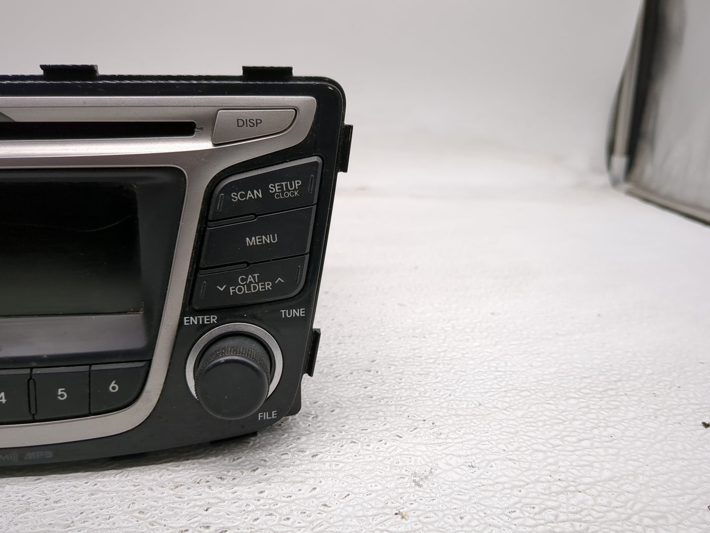 2015-2017 Hyundai Accent Radio AM FM Cd Player Receiver Replacement P/N:96170-1R152SDH Fits Fits 2015 2016 2017 OEM Used Aut
