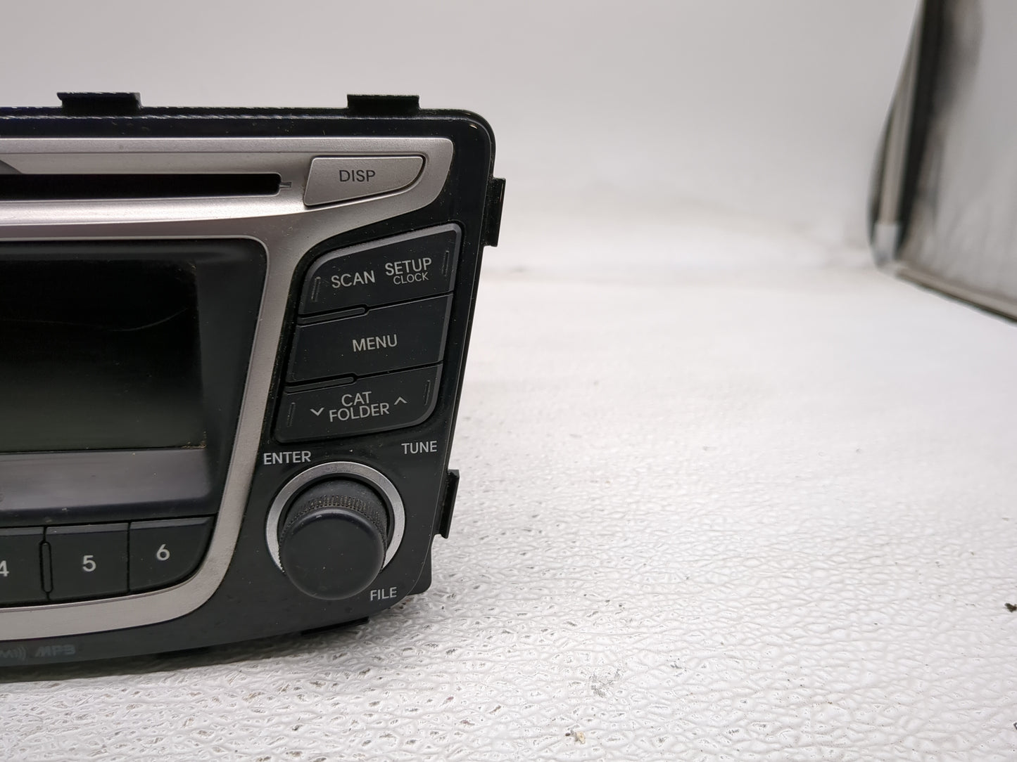 2015-2017 Hyundai Accent Radio AM FM Cd Player Receiver Replacement P/N:96170-1R152SDH Fits Fits 2015 2016 2017 OEM Used Aut