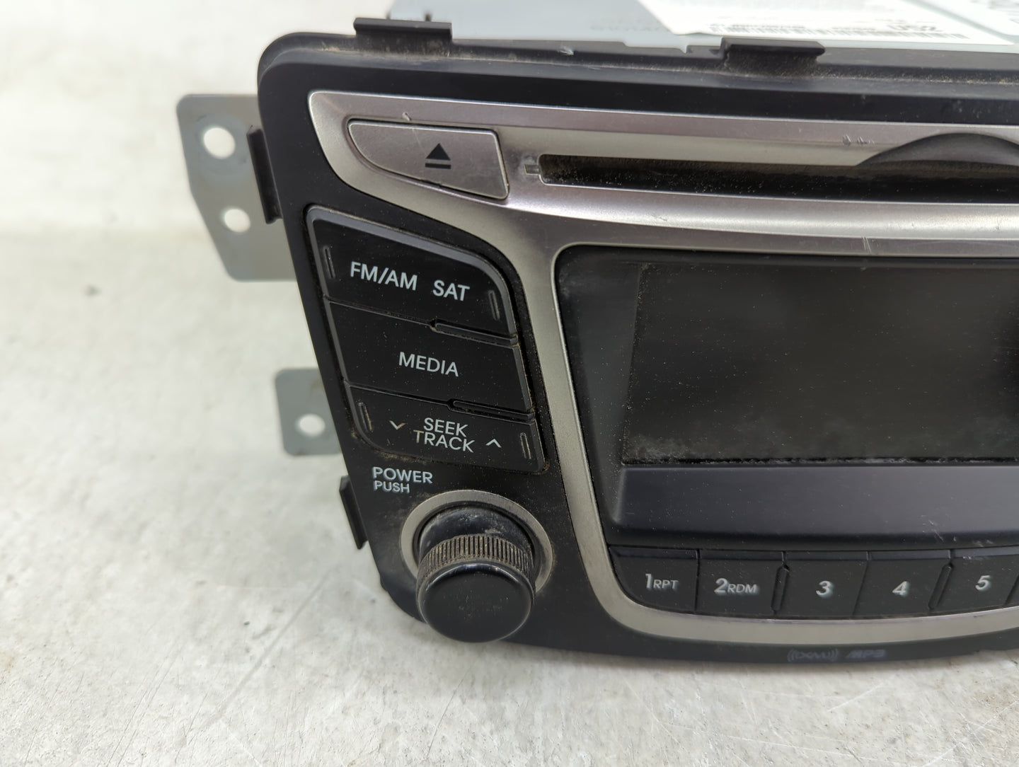 2015 Hyundai Accent Radio AM FM Cd Player Receiver Replacement P/N:96170-1R111RDR AC180SBAN, AC180SBANNRDR Fits OEM Used Aut