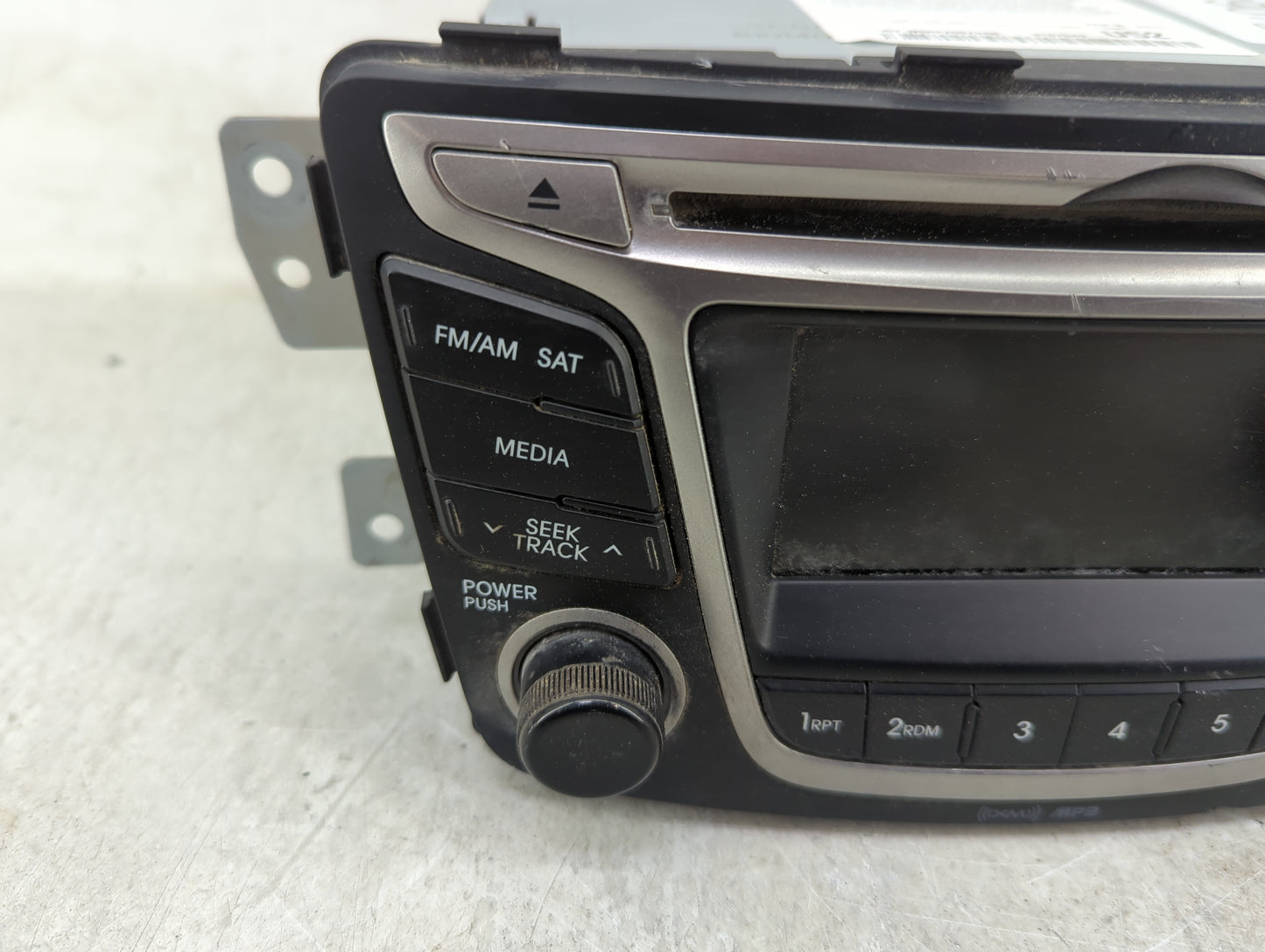 2015 Hyundai Accent Radio AM FM Cd Player Receiver Replacement P/N:96170-1R111RDR AC180SBAN, AC180SBANNRDR Fits OEM Used Aut