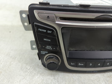 2015 Hyundai Accent Radio AM FM Cd Player Receiver Replacement P/N:96170-1R111RDR AC180SBAN, AC180SBANNRDR Fits OEM Used Auto Parts