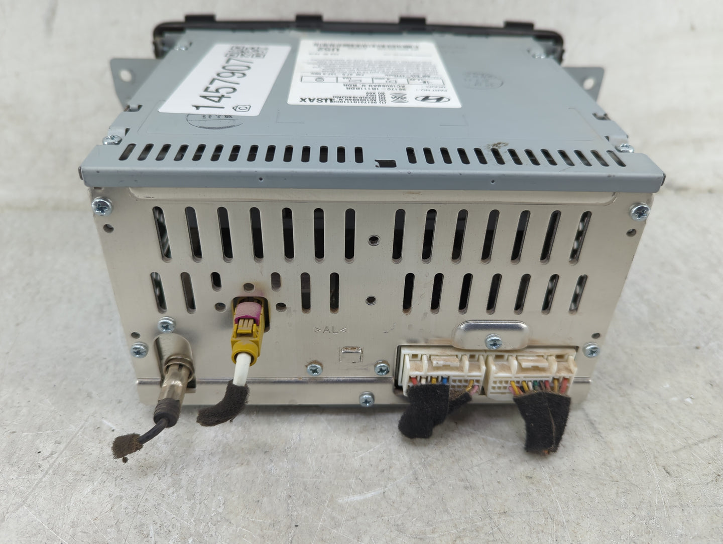 2015 Hyundai Accent Radio AM FM Cd Player Receiver Replacement P/N:96170-1R111RDR AC180SBAN, AC180SBANNRDR Fits OEM Used Aut