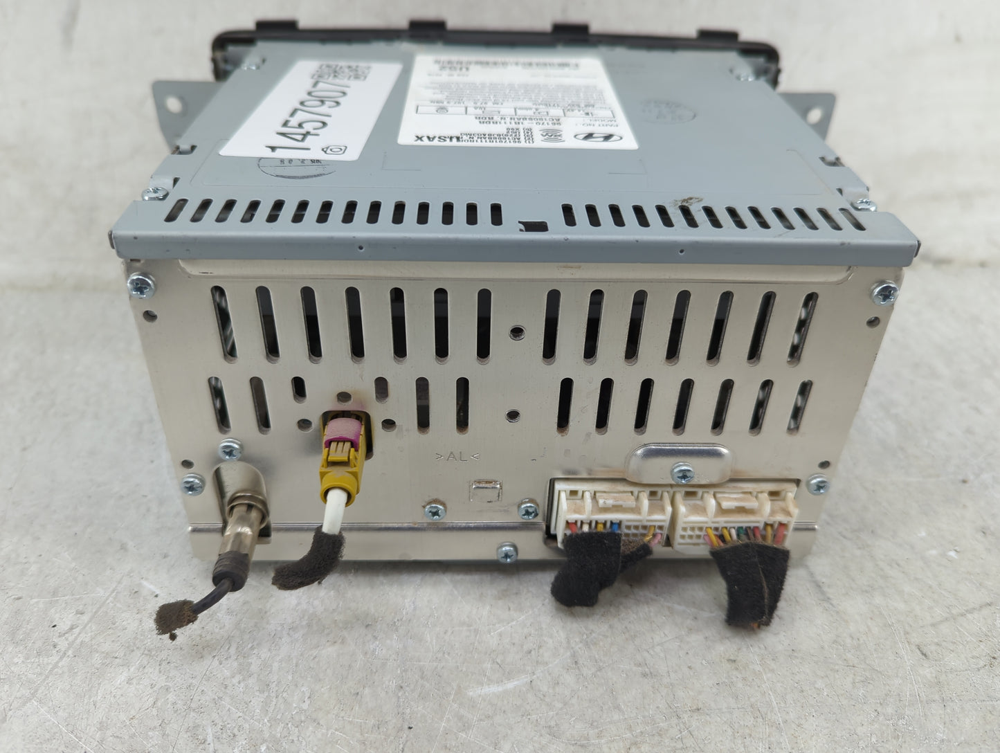 2015 Hyundai Accent Radio AM FM Cd Player Receiver Replacement P/N:96170-1R111RDR AC180SBAN, AC180SBANNRDR Fits OEM Used Aut
