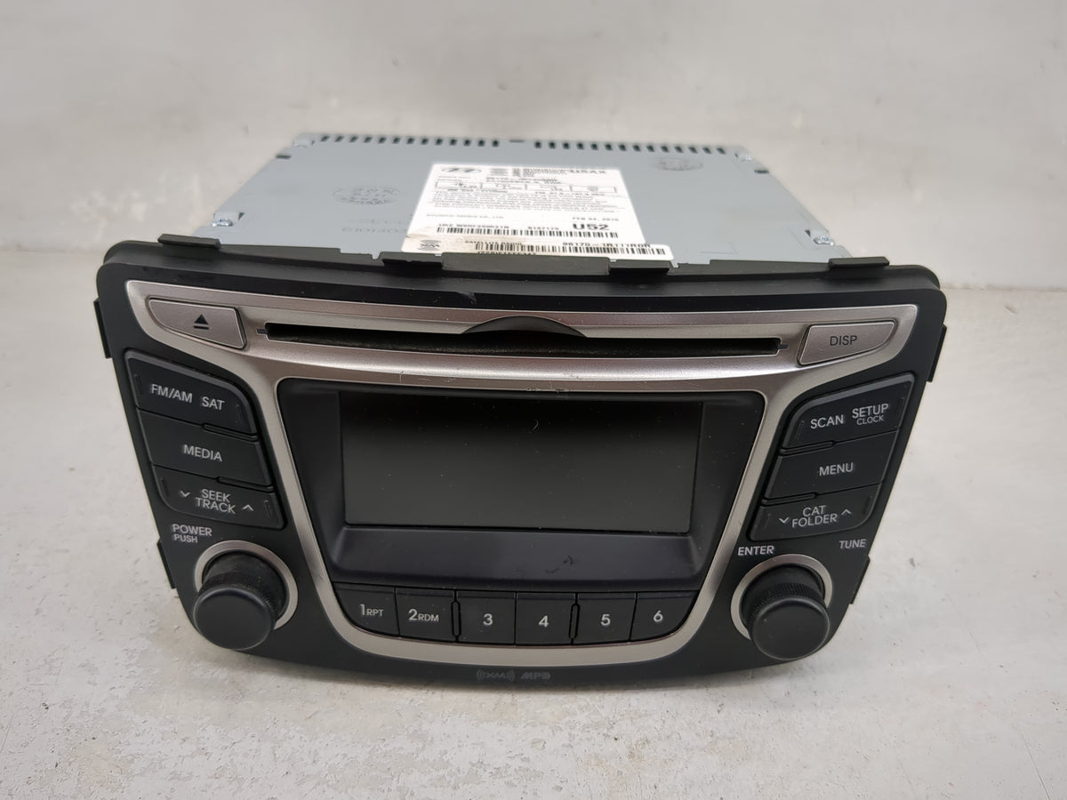 2015-2017 Hyundai Accent Radio AM FM Cd Player Receiver Replacement P/N:961701R111RDR AC180SBAN Fits Fits 2015 2016 2017 OEM