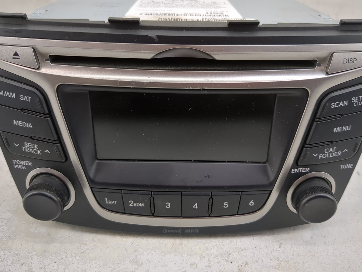 2015-2017 Hyundai Accent Radio AM FM Cd Player Receiver Replacement P/N:961701R111RDR AC180SBAN Fits Fits 2015 2016 2017 OEM