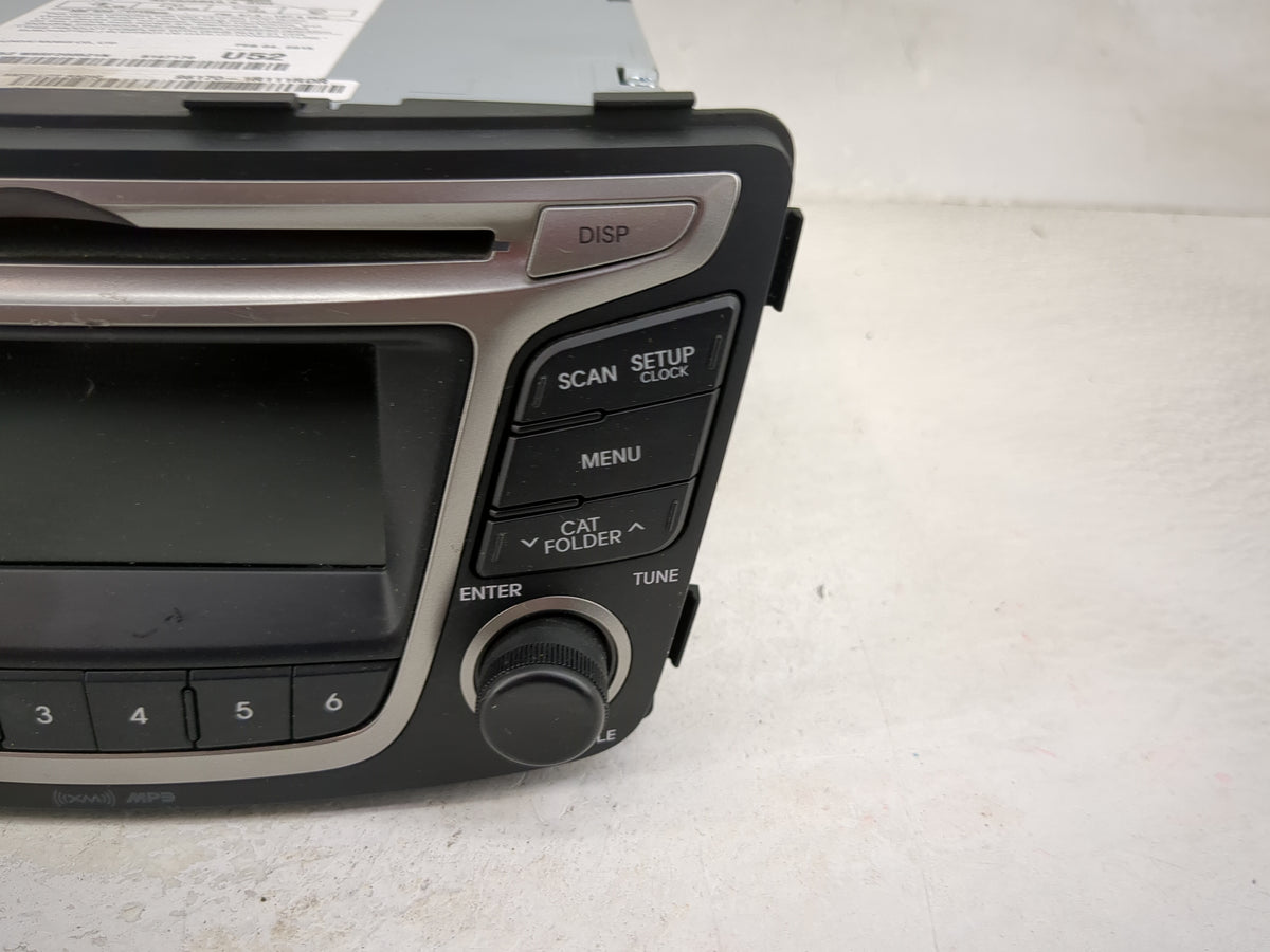 2015-2017 Hyundai Accent Radio AM FM Cd Player Receiver Replacement P/N:961701R111RDR AC180SBAN Fits Fits 2015 2016 2017 OEM
