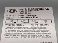 2015-2017 Hyundai Accent Radio AM FM Cd Player Receiver Replacement P/N:961701R111RDR AC180SBAN Fits Fits 2015 2016 2017 OEM