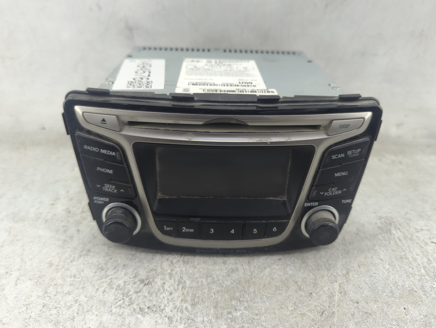 2015-2017 Hyundai Accent Radio AM FM Cd Player Receiver Replacement P/N:961701R152SDH AC1B0SBAN,N,SDH Fits Fits 2015 2016 20
