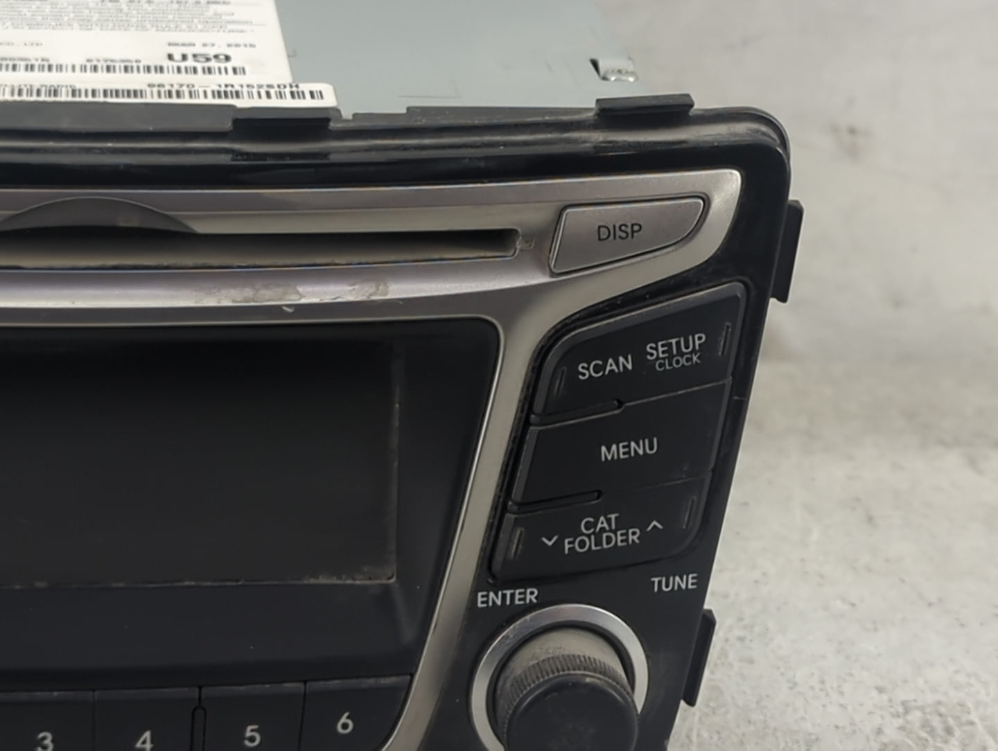2015-2017 Hyundai Accent Radio AM FM Cd Player Receiver Replacement P/N:961701R152SDH AC1B0SBAN,N,SDH Fits Fits 2015 2016 20