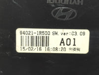 2015-2017 Hyundai Accent Instrument Cluster Speedometer Gauges P/N:94021-1R500 Fits Fits 2015 2016 2017 OEM Used Auto Parts 