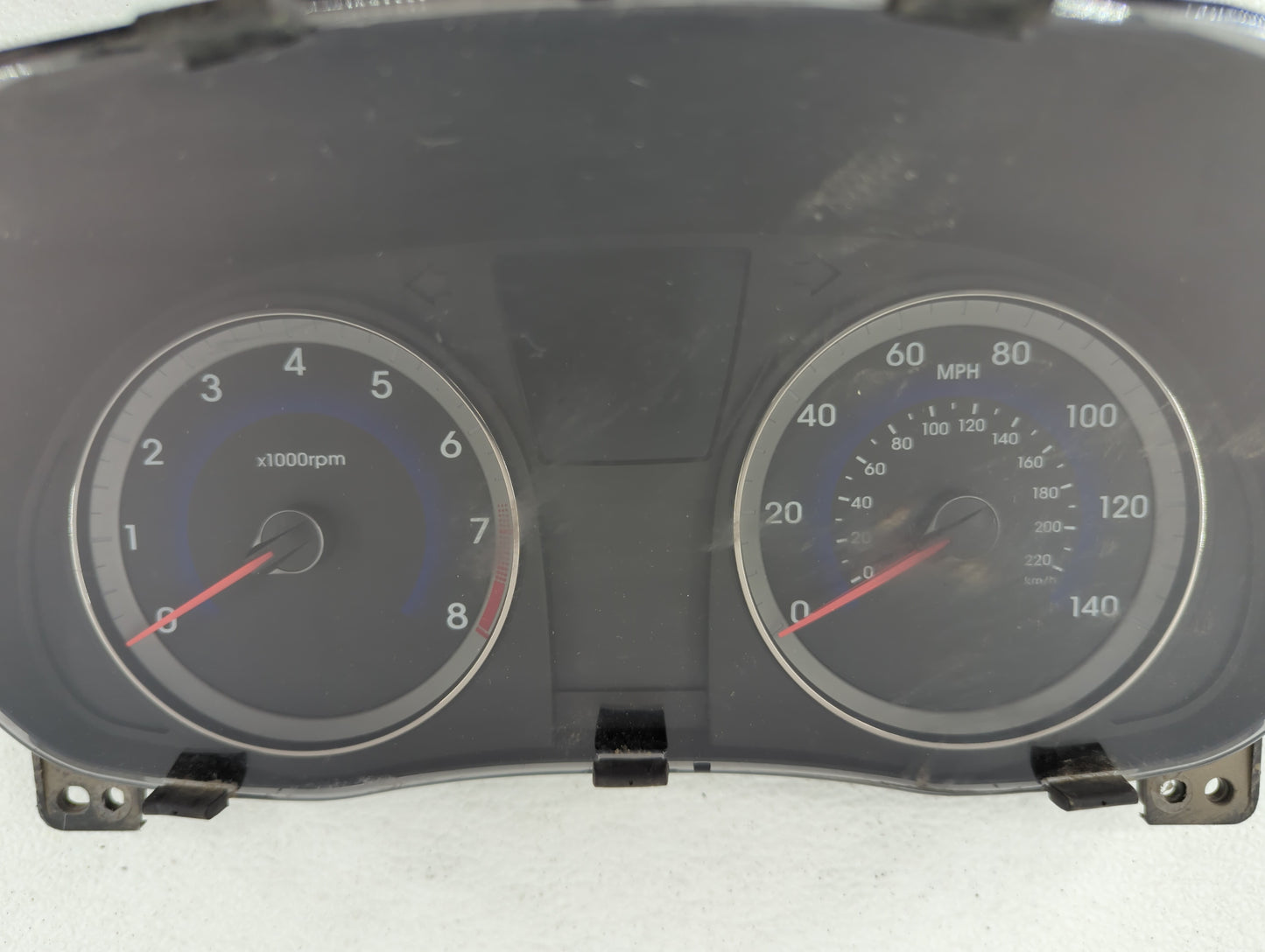 2015-2017 Hyundai Accent Instrument Cluster Speedometer Gauges P/N:94021-1R510 94021-1R500 Fits Fits 2015 2016 2017 OEM Used