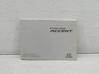2015 Hyundai Accent Owners Manual Book Guide OEM Used Auto Parts - Oemusedautoparts1.com