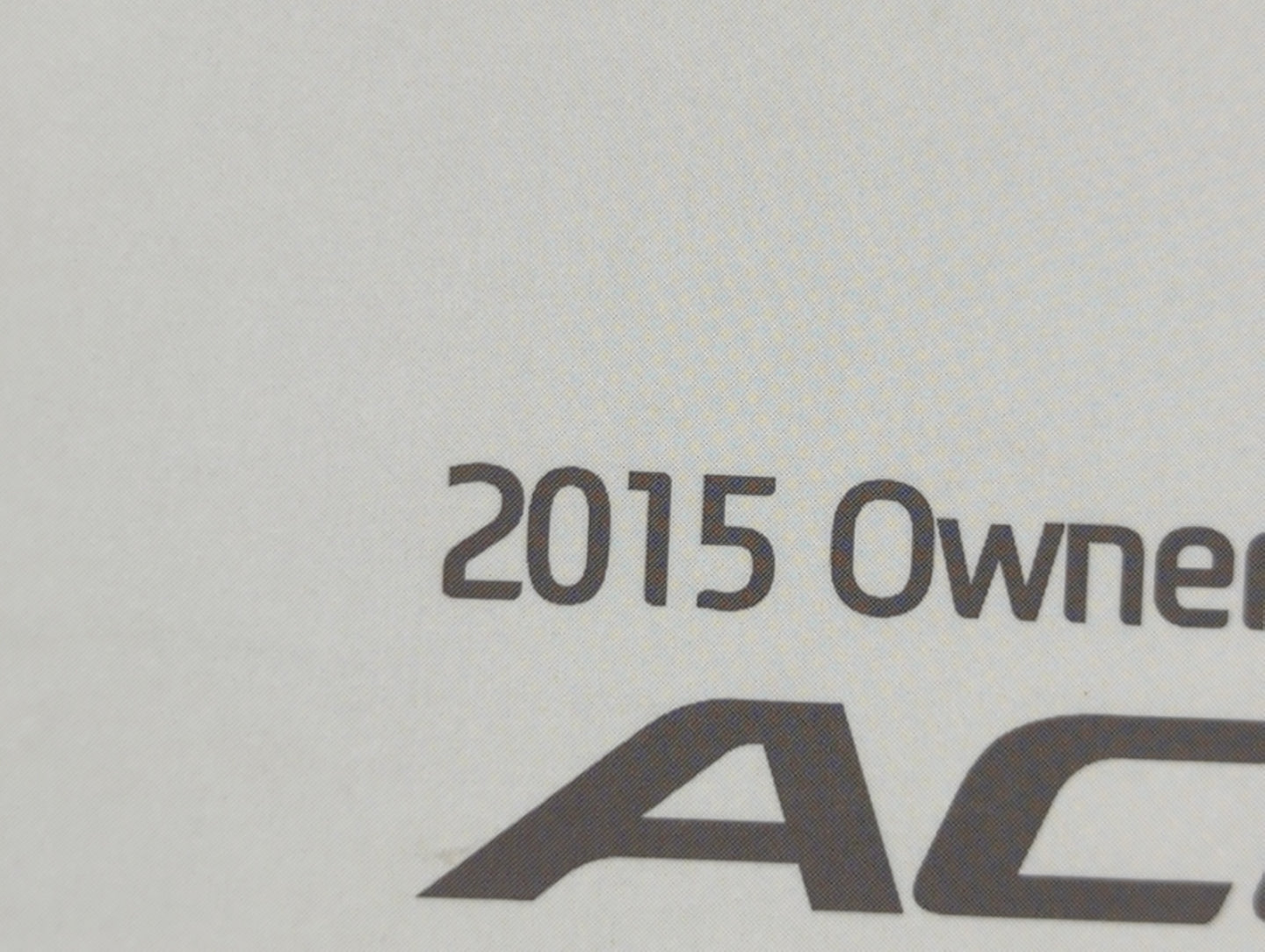 2015 Hyundai Accent Owners Manual Book Guide OEM Used Auto Parts - Oemusedautoparts1.com