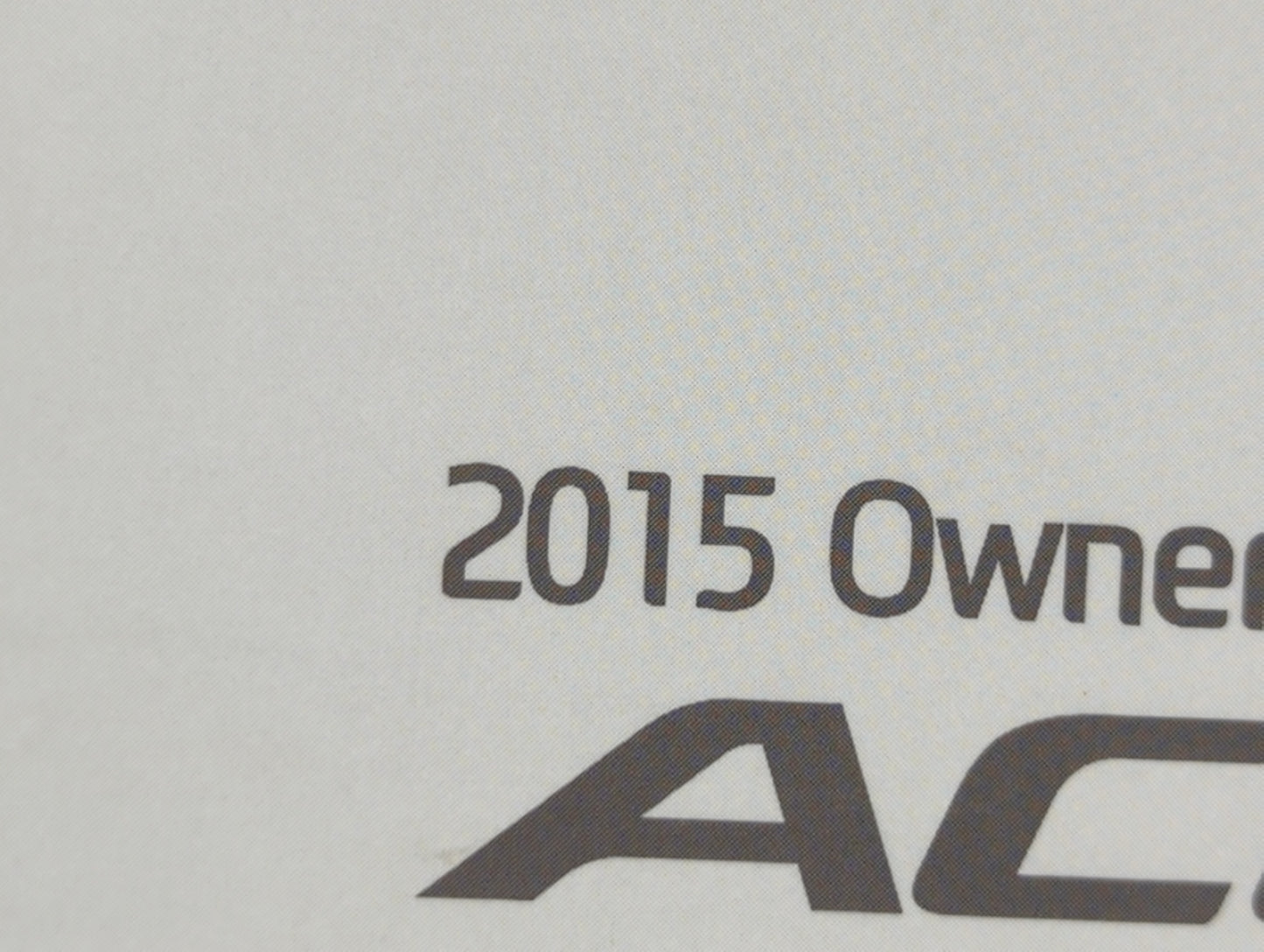 2015 Hyundai Accent Owners Manual Book Guide OEM Used Auto Parts - Oemusedautoparts1.com