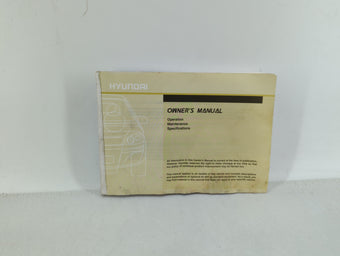 compare product 2015 Hyundai Accent Owners Manual Book Guide OEM Used Auto Parts