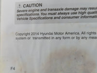 2015 Hyundai Accent Owners Manual Book Guide OEM Used Auto Parts - Oemusedautoparts1.com