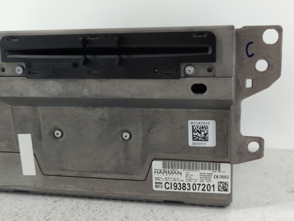 2015 Hyundai Accent Radio AM FM Cd Player Receiver Replacement P/N:CI938307201 Fits Fits 2014 2016 2017 2019 OEM Used Auto P