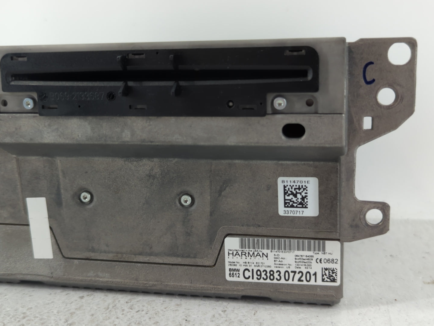2015 Hyundai Accent Radio AM FM Cd Player Receiver Replacement P/N:CI938307201 Fits OEM Used Auto Parts - Oemusedautoparts1.