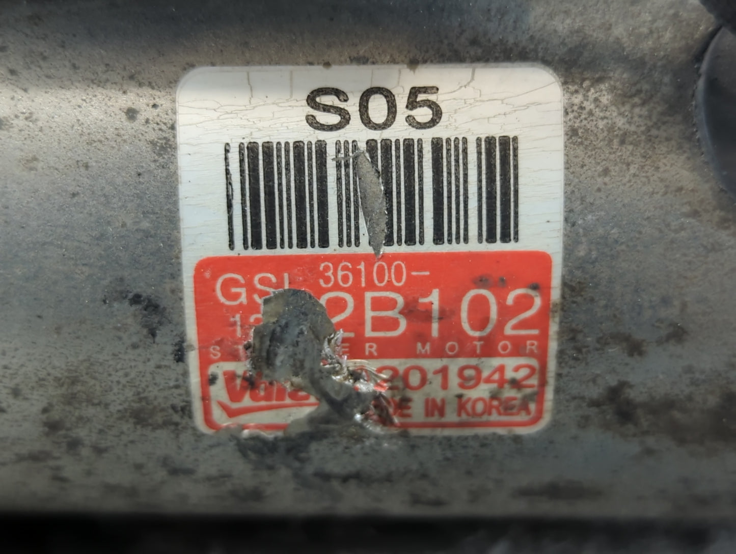 2012-2017 Hyundai Accent Car Starter Motor Solenoid OEM P/N:36100-2B102 Fits Fits 2012 2013 2014 2015 2016 2017 OEM Used Aut