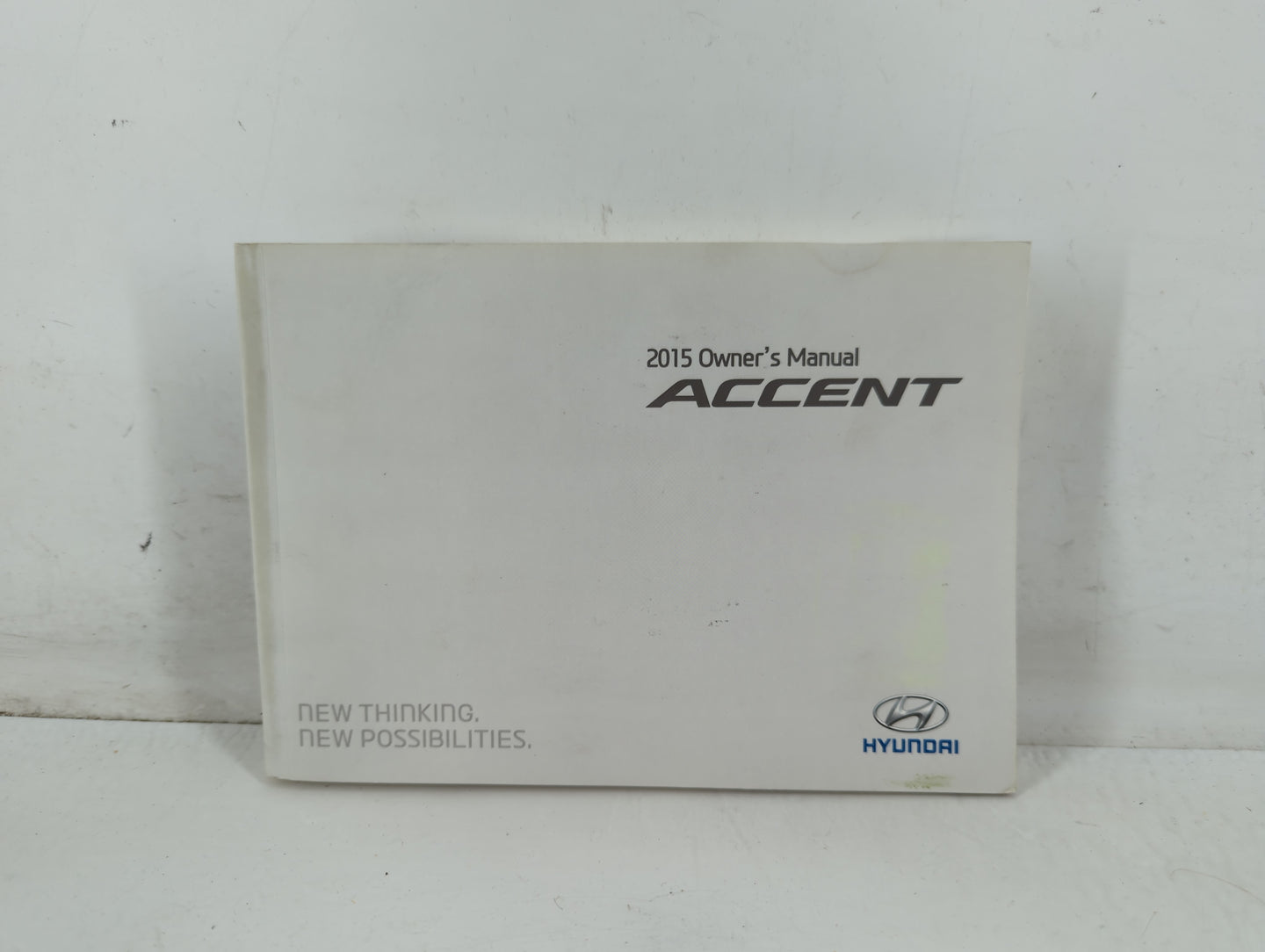 2015 Hyundai Accent Owners Manual Book Guide P/N:F1R0-EU51E OEM Used Auto Parts - Oemusedautoparts1.com