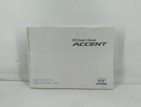 2015 Hyundai Accent Owners Manual Book Guide P/N:F1R0-EU51E OEM Used Auto Parts - Oemusedautoparts1.com