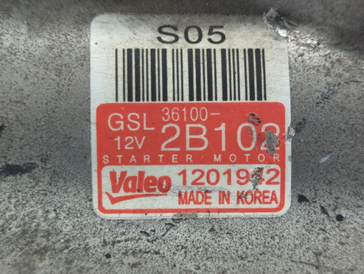 2012-2017 Hyundai Accent Car Starter Motor Solenoid OEM P/N:1201942 36100-2B102 Fits Fits 2012 2013 2014 2015 2016 2017 OEM 