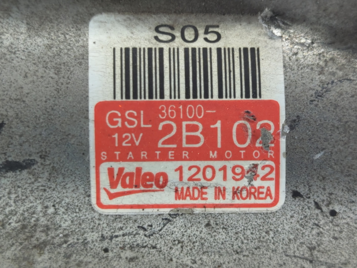 2012-2017 Hyundai Accent Car Starter Motor Solenoid OEM P/N:1201942 36100-2B102 Fits Fits 2012 2013 2014 2015 2016 2017 OEM 