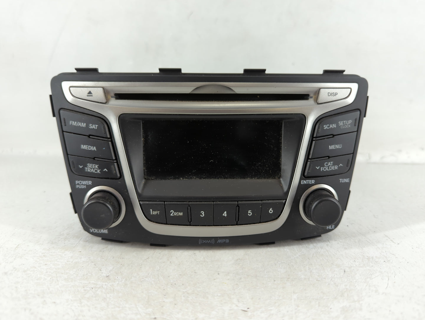 2015 Hyundai Accent Radio AM FM Cd Player Receiver Replacement P/N:96170-1R111RDR Fits OEM Used Auto Parts - Oemusedautopart