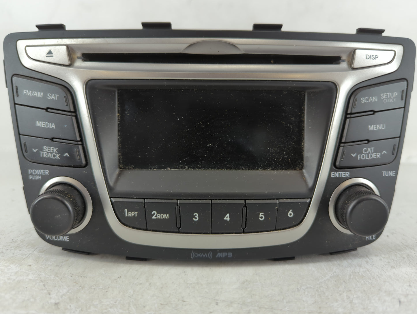 2015 Hyundai Accent Radio AM FM Cd Player Receiver Replacement P/N:96170-1R111RDR Fits OEM Used Auto Parts - Oemusedautopart