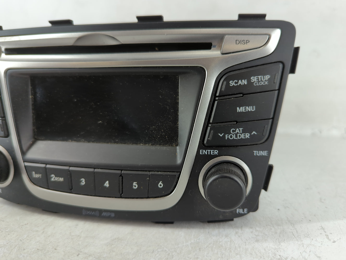 2015 Hyundai Accent Radio AM FM Cd Player Receiver Replacement P/N:96170-1R111RDR Fits OEM Used Auto Parts - Oemusedautopart