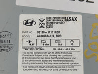 2015 Hyundai Accent Radio AM FM Cd Player Receiver Replacement P/N:96170-1R111RDR Fits OEM Used Auto Parts - Oemusedautopart