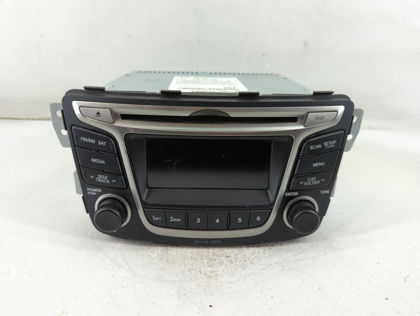2015-2017 Hyundai Accent Radio AM FM Cd Player Receiver Replacement P/N:96170-1R111RDR Fits Fits 2015 2016 2017 OEM Used Aut