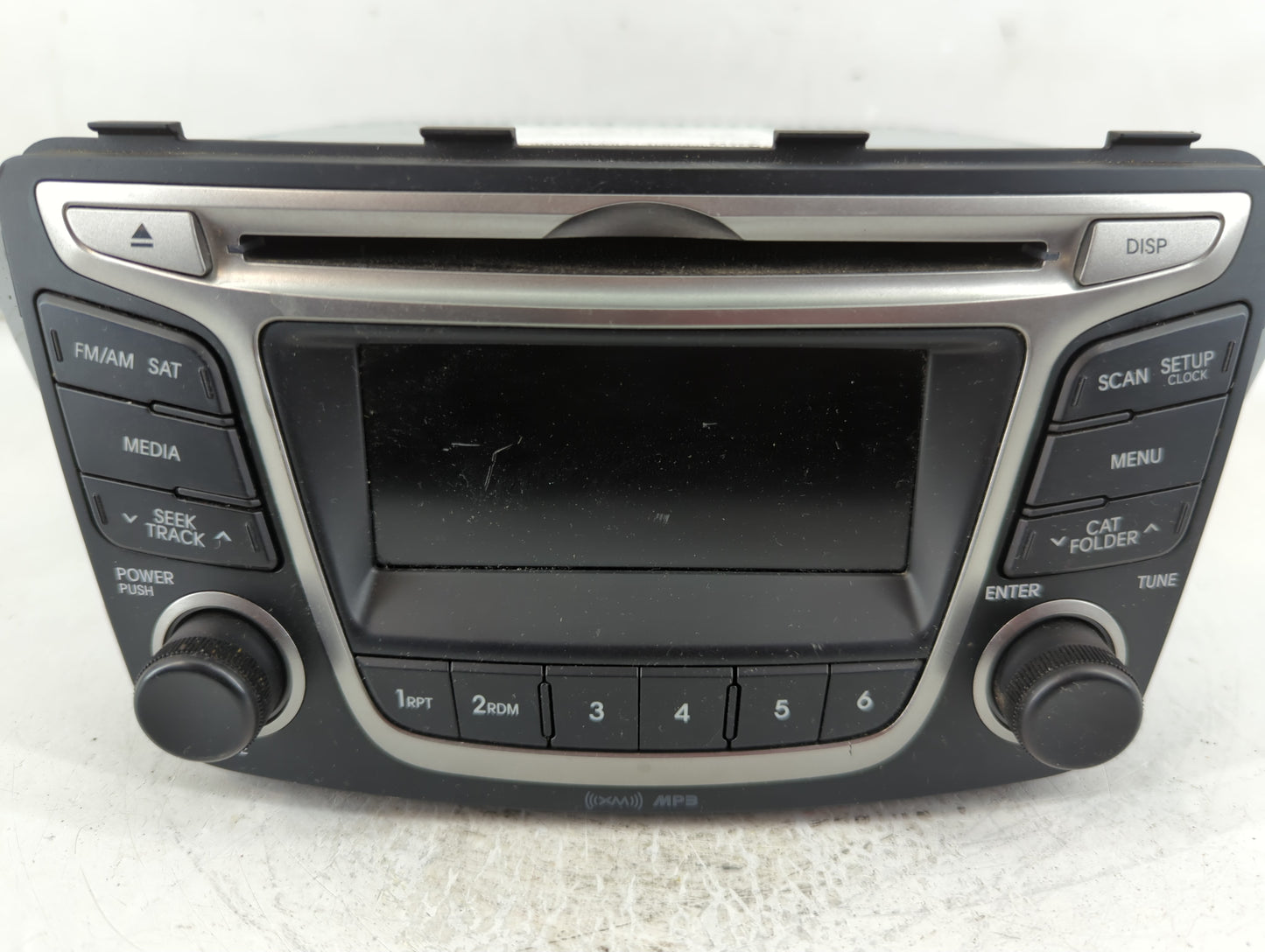 2015-2017 Hyundai Accent Radio AM FM Cd Player Receiver Replacement P/N:96170-1R111RDR Fits Fits 2015 2016 2017 OEM Used Aut