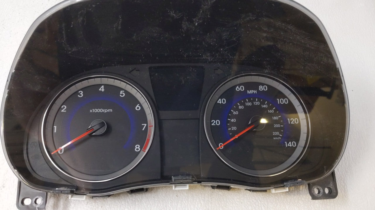2015-2017 Hyundai Accent Instrument Cluster Speedometer Gauges P/N:94021-1R510 Fits Fits 2015 2016 2017 OEM Used Auto Parts 