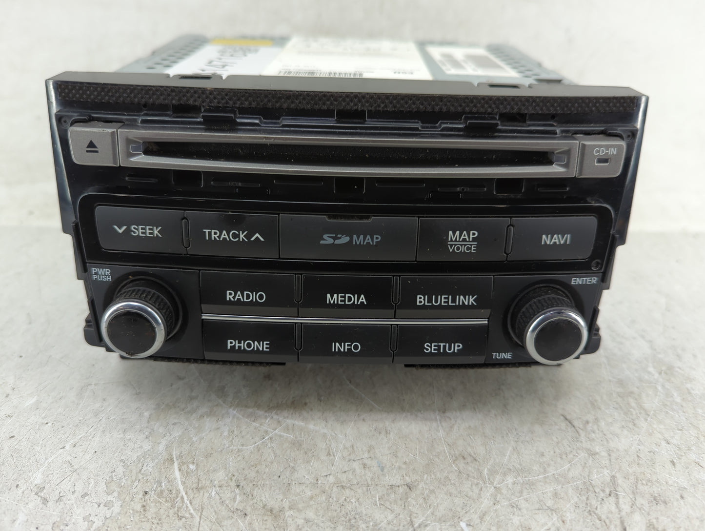 2015-2017 Hyundai Azera Radio AM FM Cd Player Receiver Replacement Fits Fits 2015 2016 2017 OEM Used Auto Parts - Oemusedaut