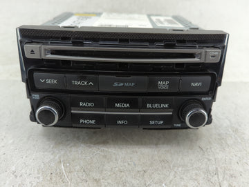 2015-2017 Hyundai Azera Radio AM FM Cd Player Receiver Replacement Fits Fits 2015 2016 2017 OEM Used Auto Parts - Oemusedaut