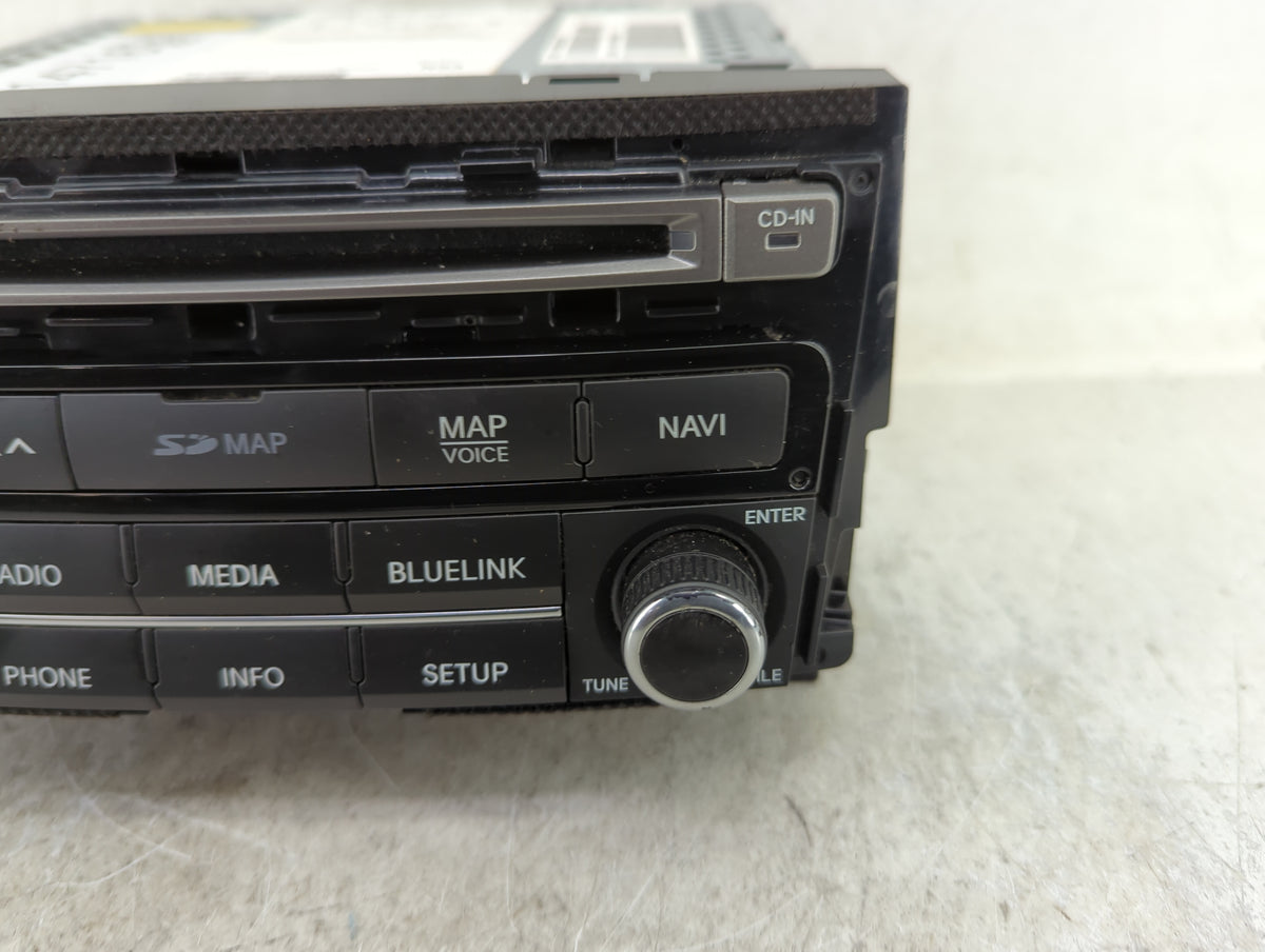 2015-2017 Hyundai Azera Radio AM FM Cd Player Receiver Replacement Fits 2015 2016 2017 OEM Used Auto Parts - Oemusedautopart
