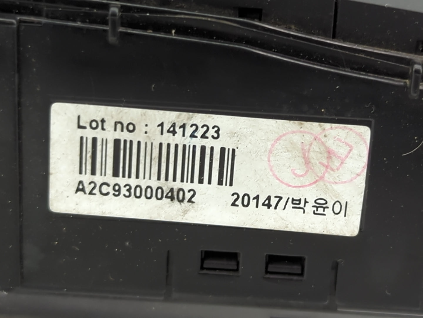 2015-2017 Hyundai Azera Climate Control Module Temperature AC/Heater Replacement P/N:A2C93000402 Fits Fits 2015 2016 2017 OE