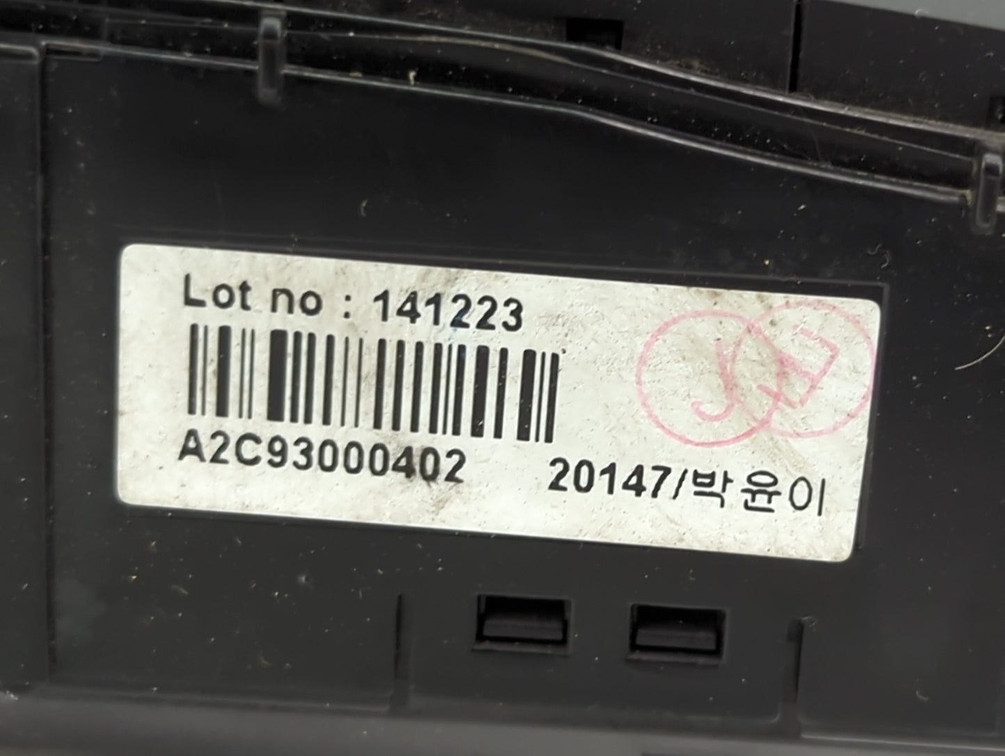 2015-2017 Hyundai Azera Climate Control Module Temperature AC/Heater Replacement P/N:A2C93000402 Fits Fits 2015 2016 2017 OE
