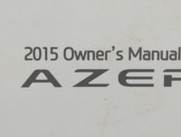 2015 Hyundai Azera Owners Manual Book Guide OEM Used Auto Parts - Oemusedautoparts1.com