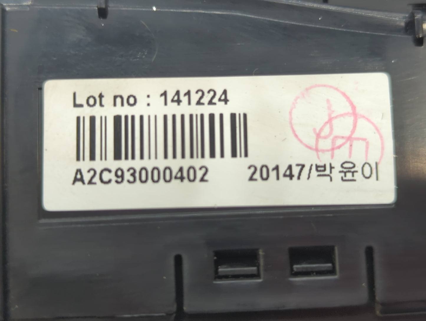 2015-2017 Hyundai Azera Climate Control Module Temperature AC/Heater Replacement P/N:97250-3VGB0 Fits Fits 2015 2016 2017 OE