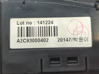 2015-2017 Hyundai Azera Climate Control Module Temperature AC/Heater Replacement P/N:97250-3VGB0 Fits Fits 2015 2016 2017 OE