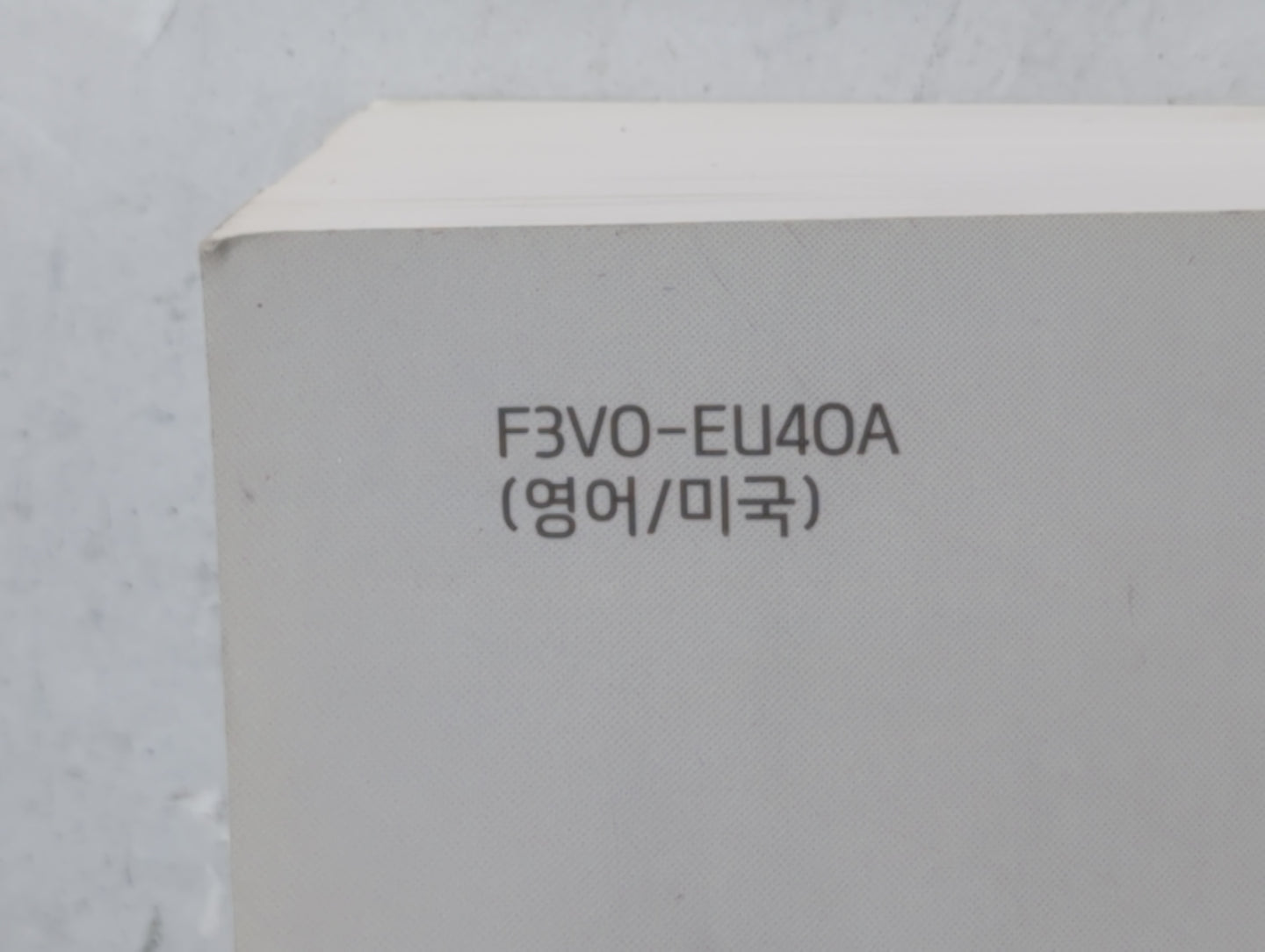 2015 Hyundai Azera Owners Manual Book Guide P/N:F3V0-EU40A OEM Used Auto Parts - Oemusedautoparts1.com