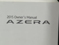 2015 Hyundai Azera Owners Manual Book Guide P/N:F3V0-EU40A OEM Used Auto Parts - Oemusedautoparts1.com